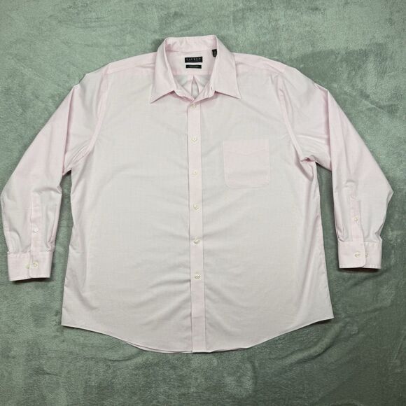 Lauren Ralph Lauren Other - Lauren Ralph Lauren Button Down Shirt Men’s 2XL Pink Stretch Fabric Regular Fit